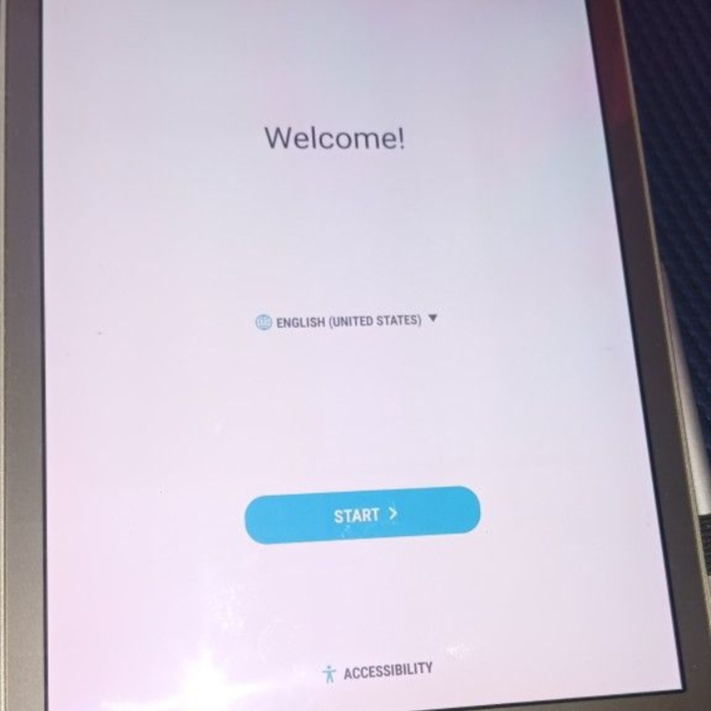 Samsung Silver Tablet